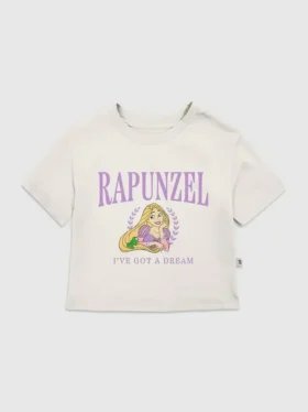 Çocuk Rapunzel Collegiate Grafik Tişört