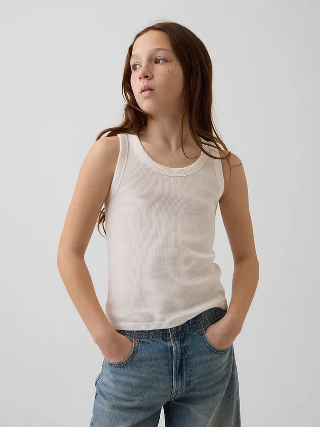 Çocuk Ribana Scoop Tank Top