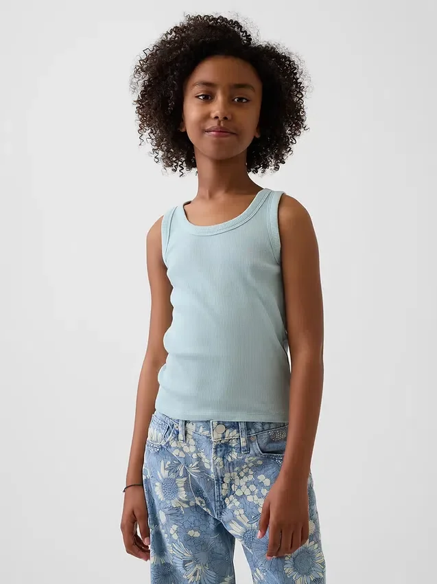 Çocuk Ribana Scoop Tank Top