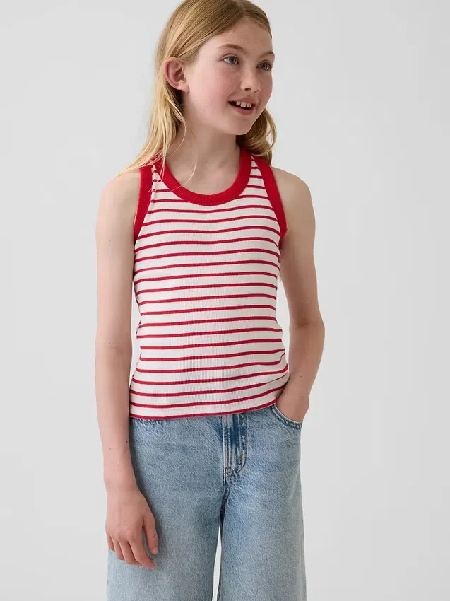 Çocuk Ribana Scoop Tank Top