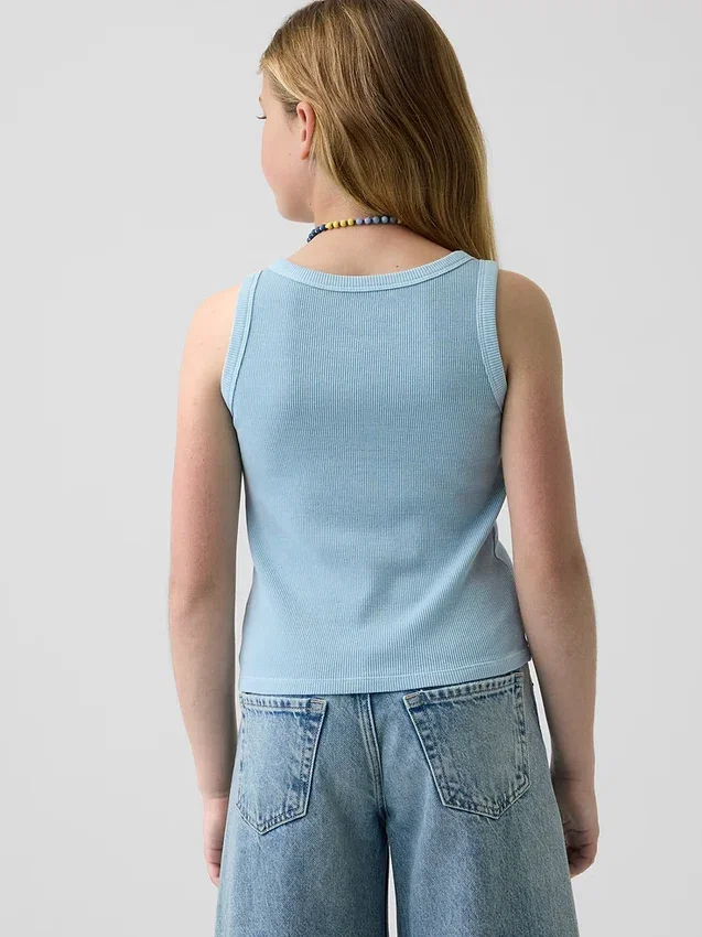 Çocuk Ribana Scoop Tank Top