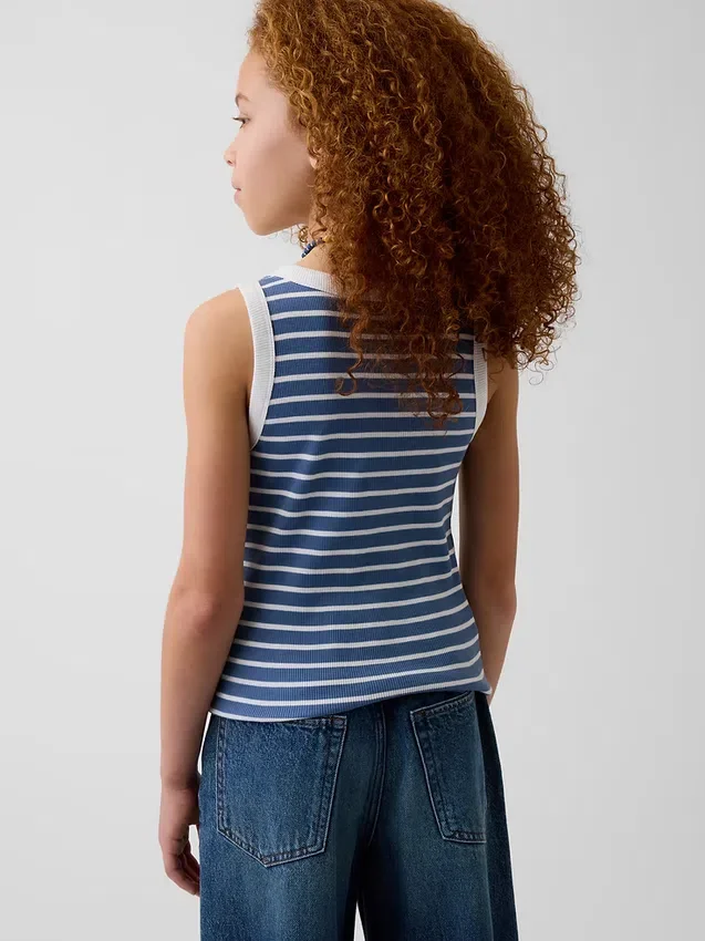 Çocuk Ribana Scoop Tank Top