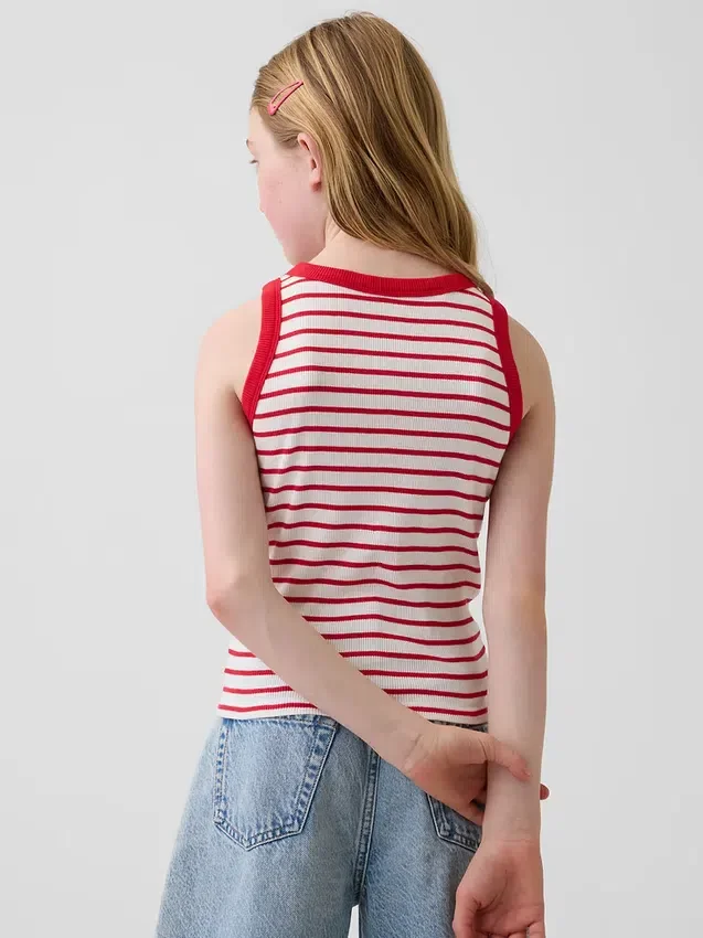 Çocuk Ribana Scoop Tank Top