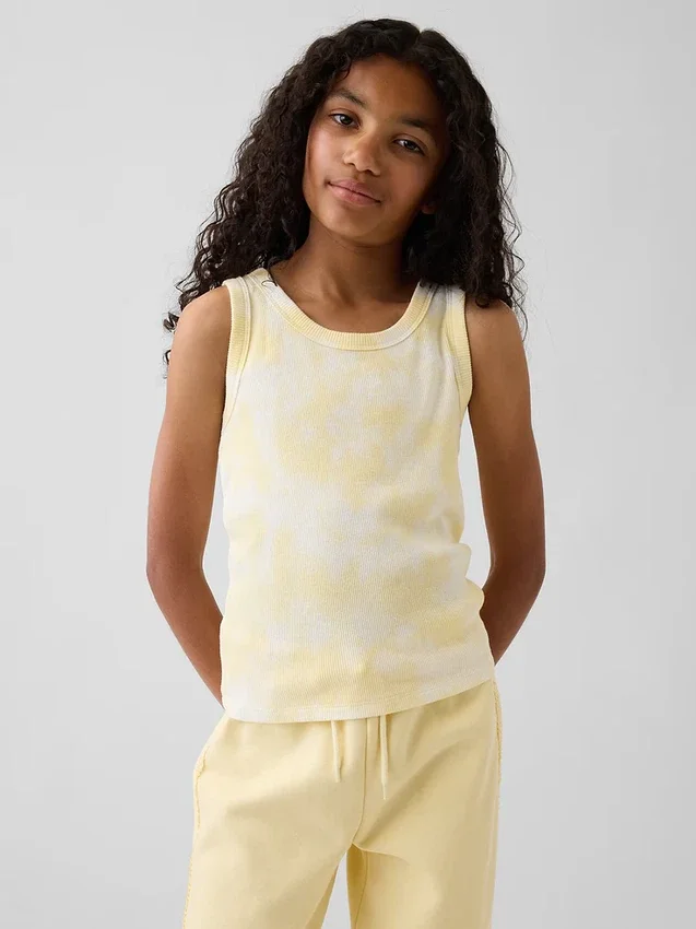 Çocuk Ribana Tie-Dye Tank Top
