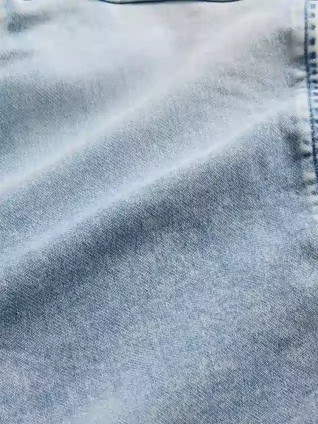 Çocuk Örme Denim Fermuarlı Kapüşonlu Sweatshirt