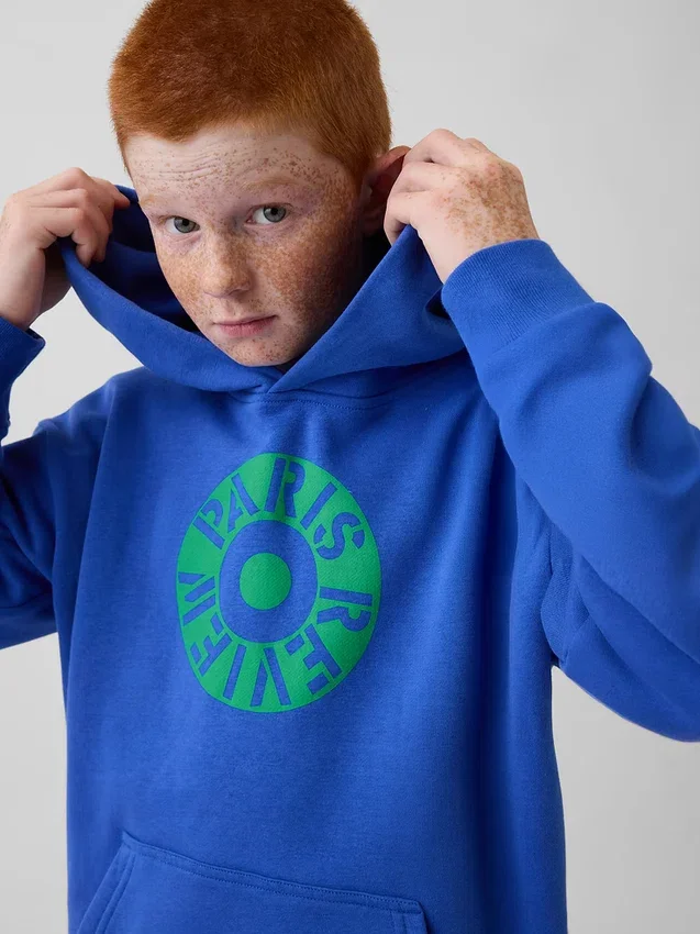 Çocuk Robert Indiana Vintagesoft Kapüşonlu Sweatshirt