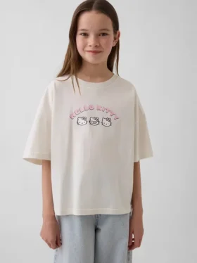 Çocuk Sanrio Oversized Boxy Tişört