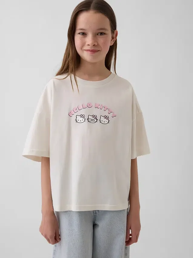 Çocuk Sanrio Oversized Boxy Tişört
