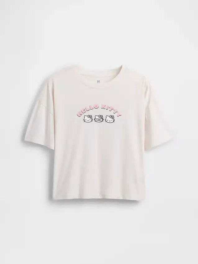 Çocuk Sanrio Oversized Boxy Tişört