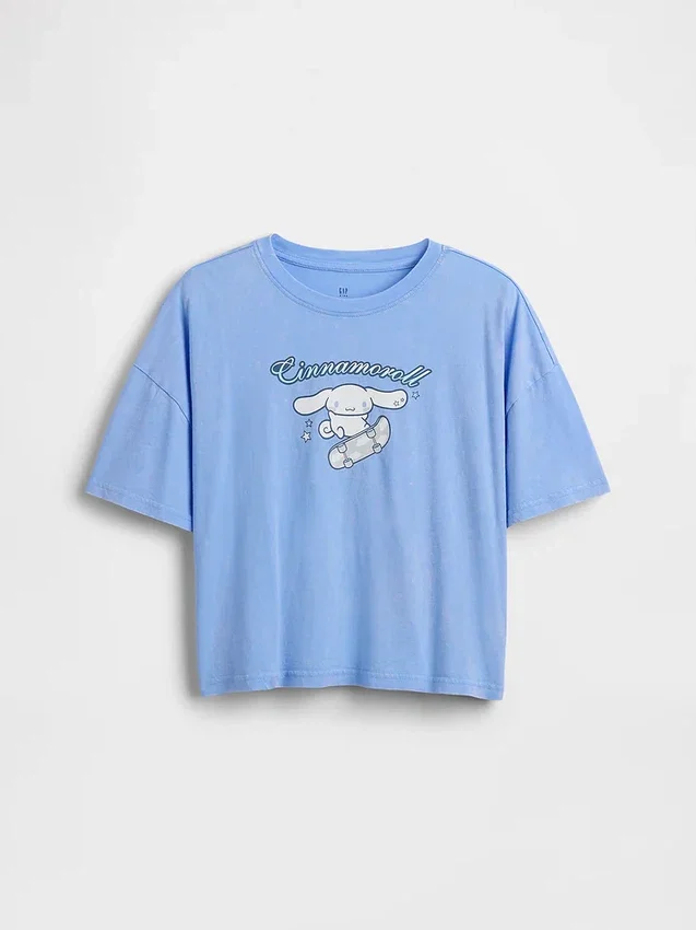Çocuk Sanrio Oversized Boxy Tişört