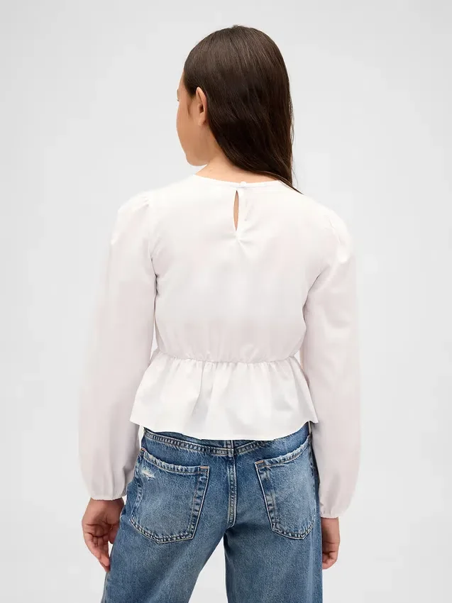 Çocuk Smoklu Peplum Üst Giyim