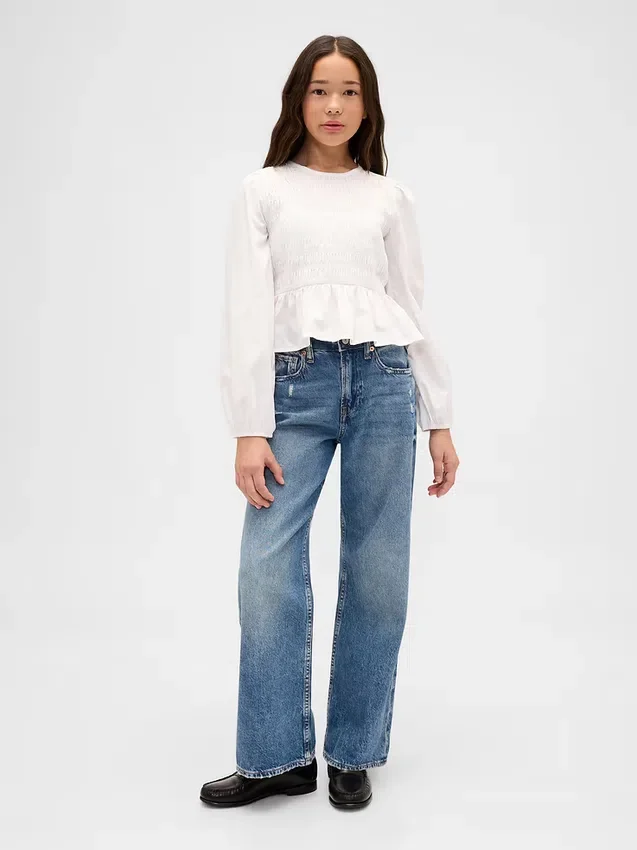 Çocuk Smoklu Peplum Üst Giyim