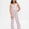 Çocuk Snoopy Geri Dönüştürülmüş Tank Pijama Seti