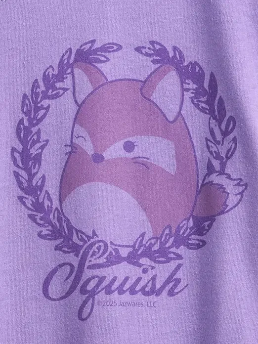 Çocuk Squishmallow Oversized Grafik Tişört
