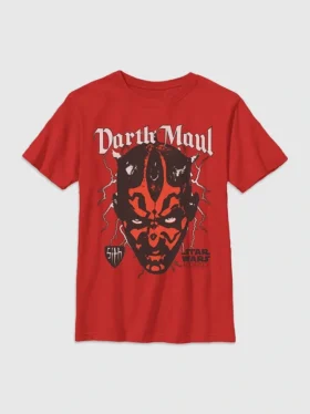 Çocuk Star Wars Darth Maul Desenli Tişört