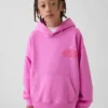 Çocuk Super Mario Vintagesoft Bol Kesim Kapüşonlu Sweatshirt