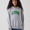 Çocuk Super Mario Vintagesoft Bol Kesim Kapüşonlu Sweatshirt