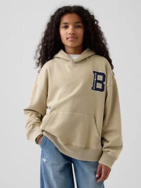 Çocuk Super Mario Vintagesoft Bol Kesim Kapüşonlu Sweatshirt