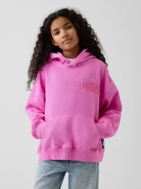 Çocuk Super Mario Vintagesoft Bol Kesim Kapüşonlu Sweatshirt