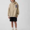 Çocuk Super Mario Vintagesoft Bol Kesim Kapüşonlu Sweatshirt