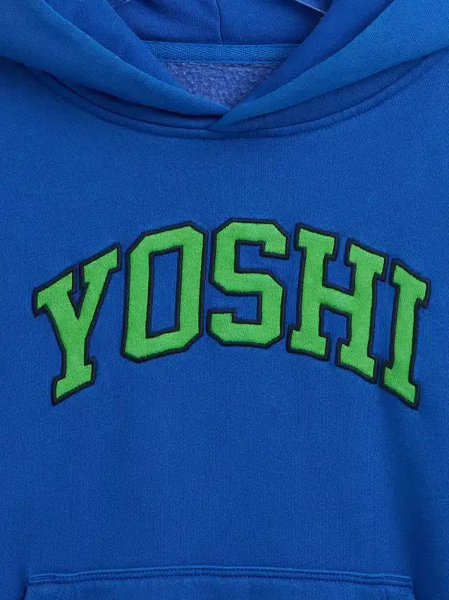 Çocuk Super Mario Vintagesoft Bol Kesim Kapüşonlu Sweatshirt