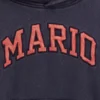 Çocuk Super Mario Vintagesoft Bol Kesim Kapüşonlu Sweatshirt