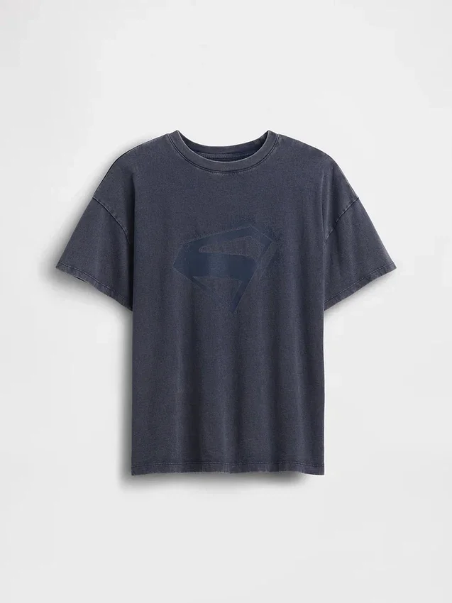 Çocuk Supergirl Oversized Tişört