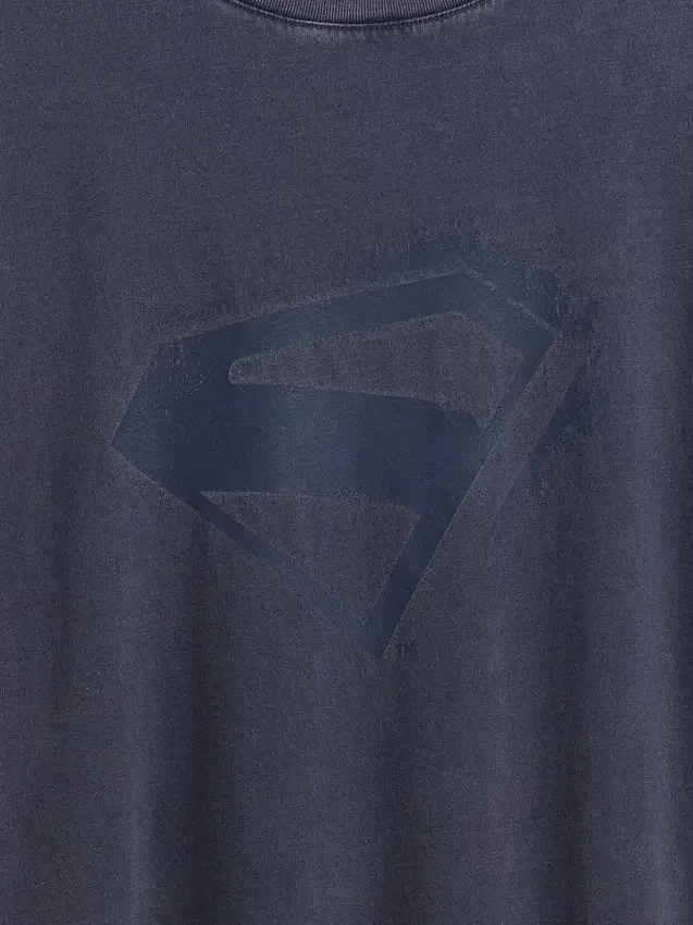 Çocuk Supergirl Oversized Tişört