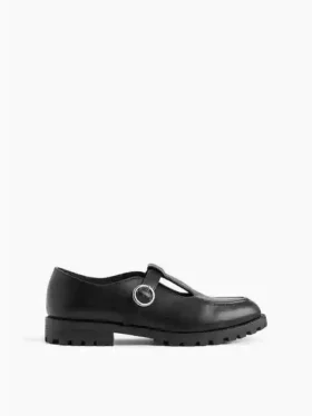 Çocuk T-Kayışlı Loaferlar