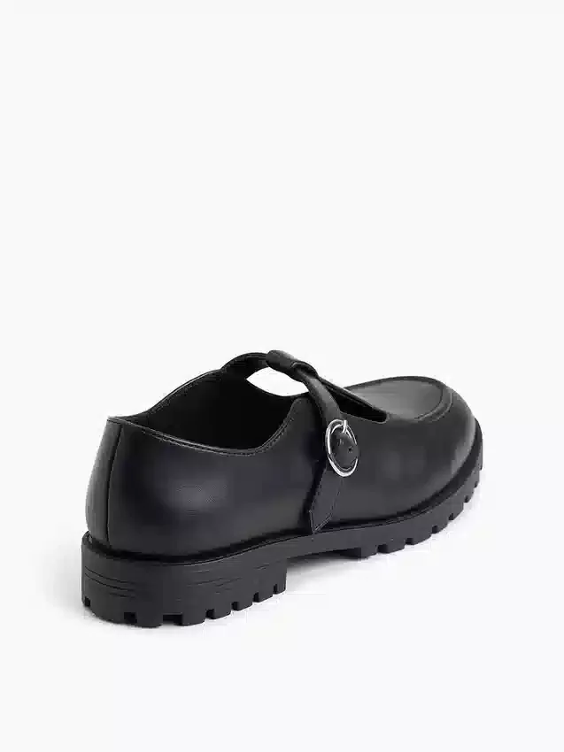 Çocuk T-Kayışlı Loaferlar