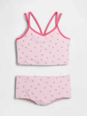 Çocuk Tankini ve Erkek Çocuk Şortlu Mayo Seti
