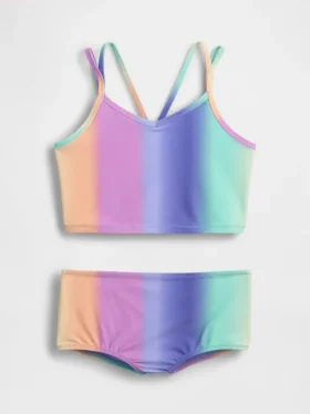 Çocuk Tankini ve Erkek Çocuk Şortlu Mayo Seti