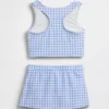 Çocuk Tankini ve Skort Yüzme Takımı