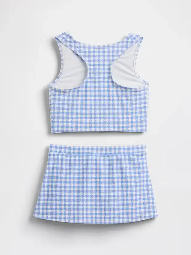 Çocuk Tankini ve Skort Yüzme Takımı