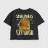Çocuk Van Gogh Ayçiçekleri Grafik Tişört