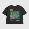 Çocuk Van Gogh Süsenleri Desenli Tişört