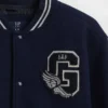 Çocuk Varsity Logolu Bomber Ceket