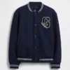 Çocuk Varsity Logolu Bomber Ceket