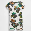 Çocuk ve Bebek Hot Wheels Organik Fırçalanmış Pamuklu Pijama Şortlar Seti