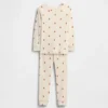 Çocuk ve Bebek Organik Fırçalanmış Pamuklu Pumpkin Bear Pijama Seti