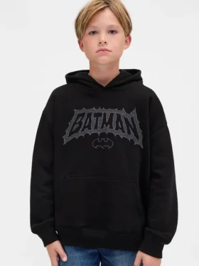 Çocuk Vintagesoft Batman Kapüşonlu Sweatshirt