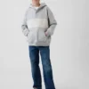 Çocuk Vintagesoft Bol Kesim Henley Kapüşonlu Sweatshirt