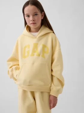 Çocuk Vintagesoft Bol Kesim Kapüşonlu Sweatshirt
