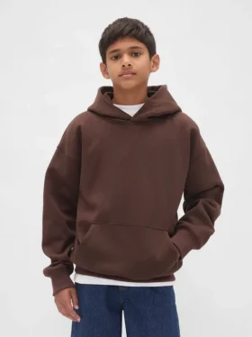 Çocuk Vintagesoft Bol Kesim Kapüşonlu Sweatshirt