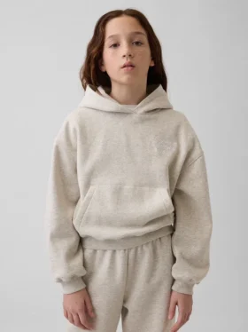 Çocuk Vintagesoft Bol Kesim Kapüşonlu Sweatshirt