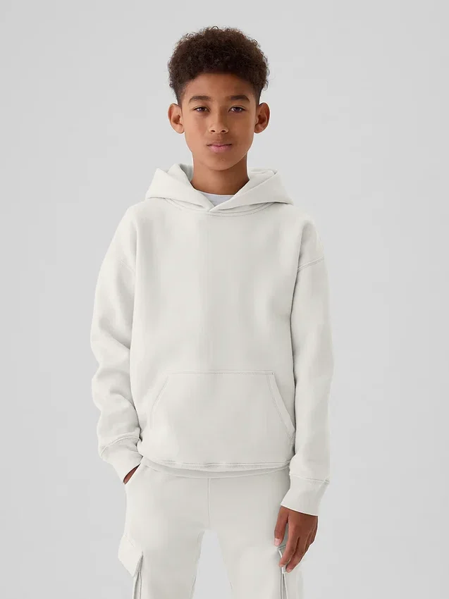 Çocuk Vintagesoft Bol Kesim Kapüşonlu Sweatshirt