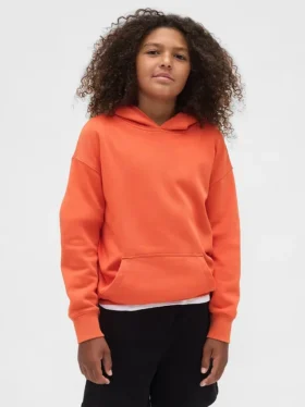 Çocuk Vintagesoft Bol Kesim Kapüşonlu Sweatshirt