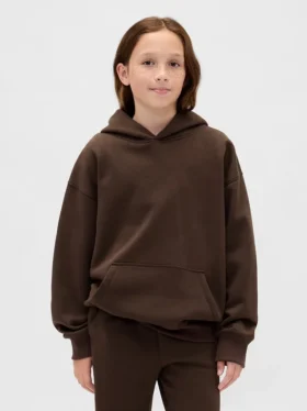 Çocuk Vintagesoft Bol Kesim Kapüşonlu Sweatshirt