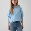 Çocuk Vintagesoft Bol Kesim Kapüşonlu Sweatshirt