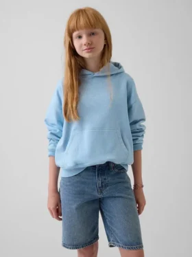 Çocuk Vintagesoft Bol Kesim Kapüşonlu Sweatshirt